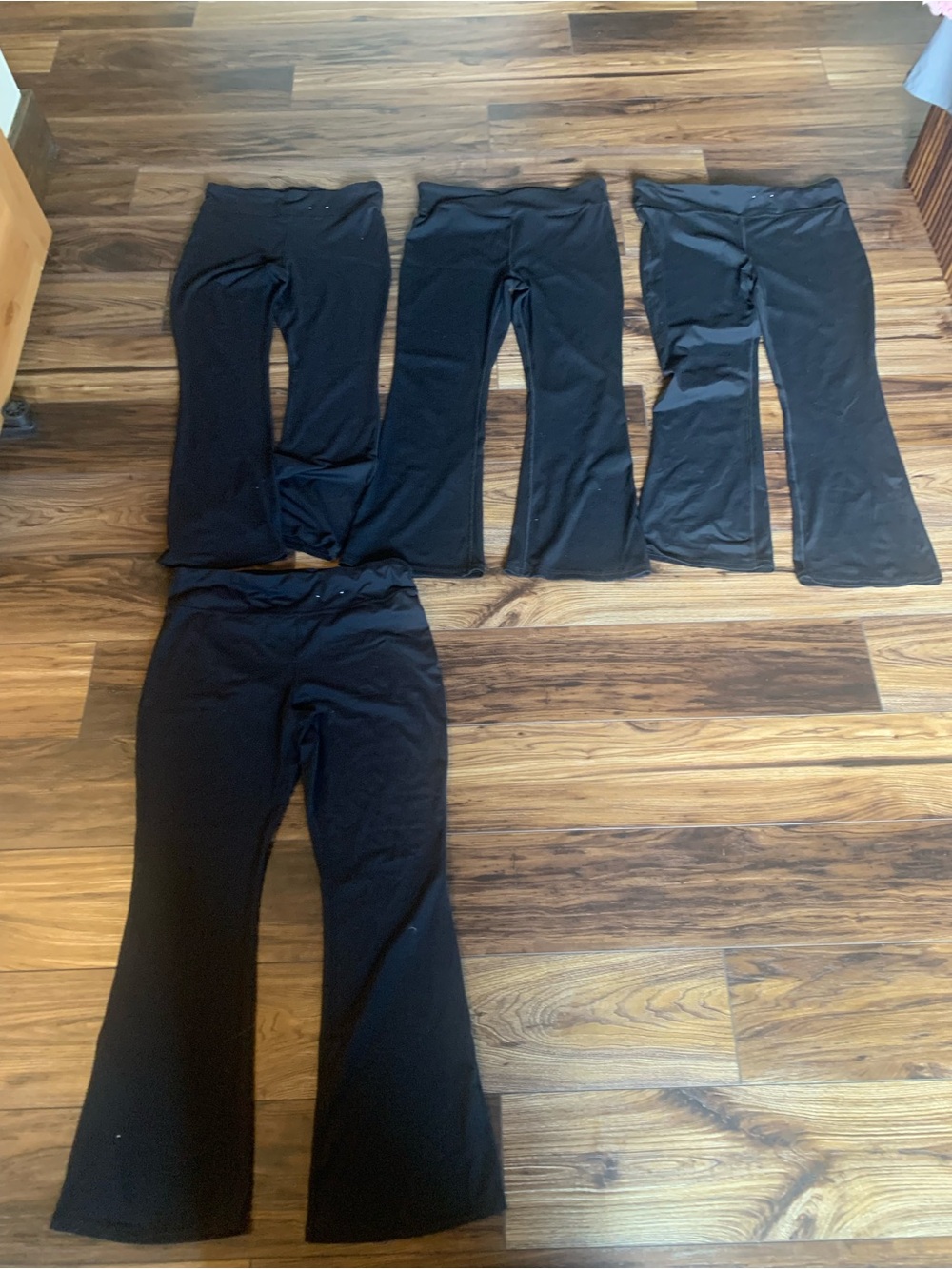 Black Women's Flared Lounge Pants